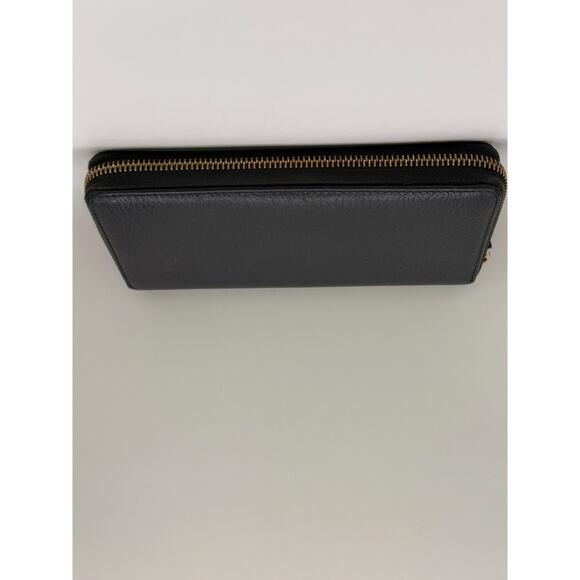 EUC Gucci GG Full Zip Black and Gold Wallet - Picture 3 of 8